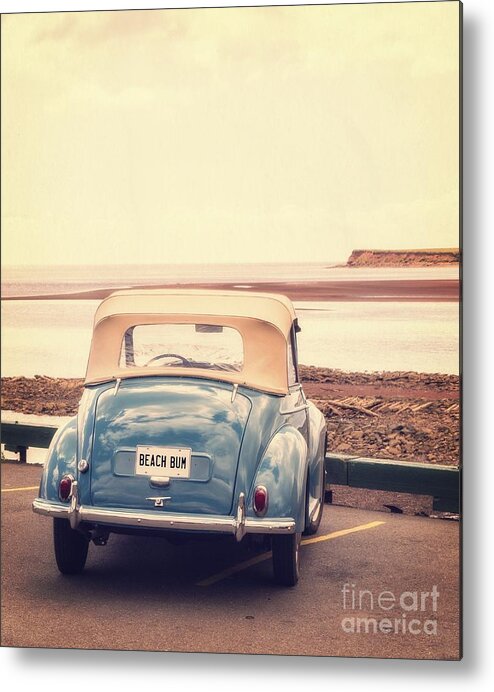 Automobile Metal Print featuring the photograph Beach Bum by Edward Fielding