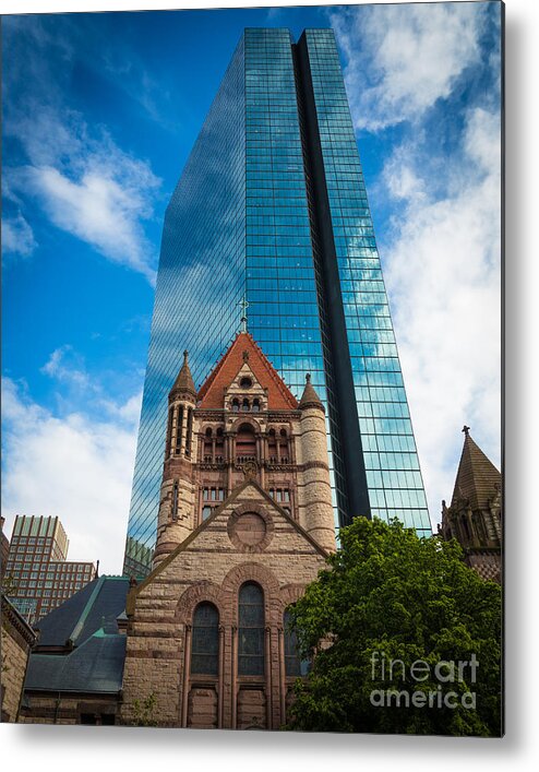 America Metal Print featuring the photograph Boston Trinity Church by Inge Johnsson