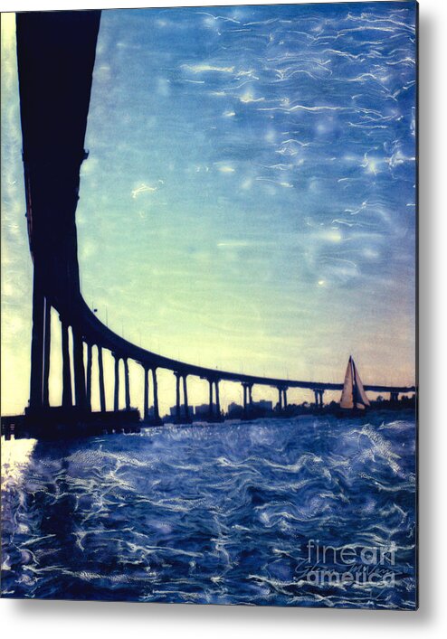 Coronado Metal Print featuring the photograph Bridge Shadow - Vertical by Glenn McNary