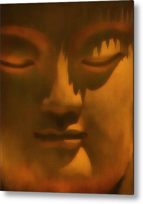 Buddha Metal Print featuring the photograph Buddha At Rest by Kandy Hurley
