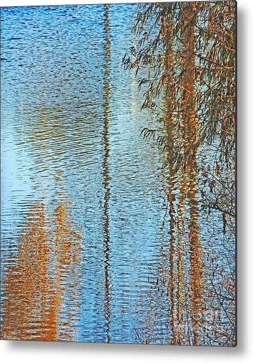 Lake Metal Print featuring the photograph Capitol Waters by Lizi Beard-Ward