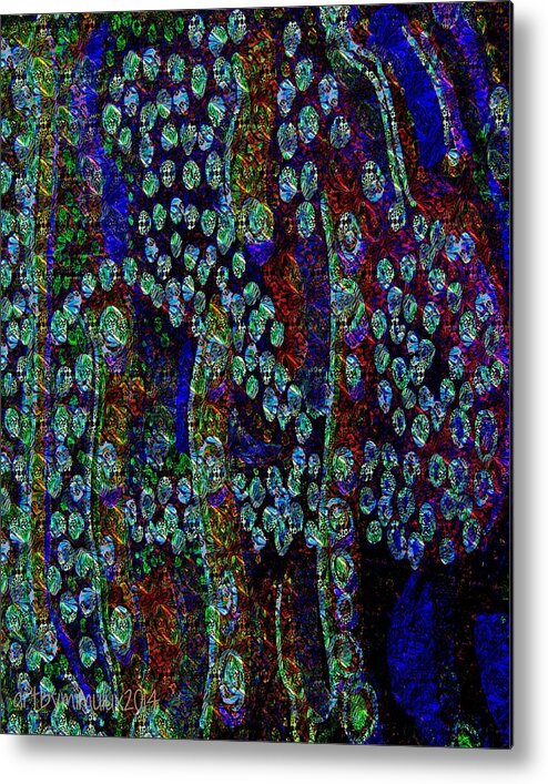 Gems Metal Print featuring the digital art Cascading Gems by Mimulux Patricia No