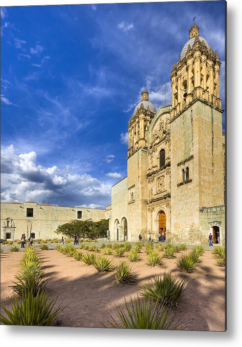 Oaxaca Metal Print featuring the photograph Church of Santo Domingo de Guzman in Oaxaca by Mark Tisdale