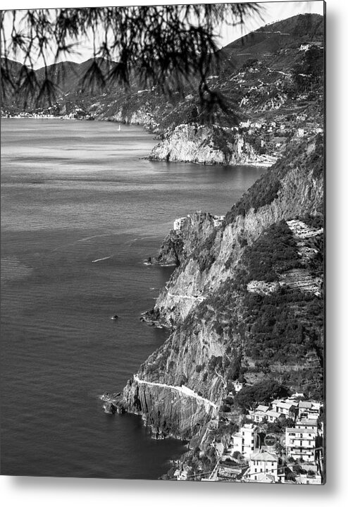 Cinque Terre Coastline Metal Print featuring the photograph Cinque Terre Coastline by Prints of Italy