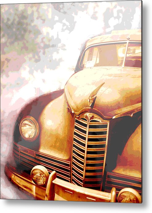 Classic Car Metal Print featuring the photograph Classic Car 1940s Packard by Ann Powell