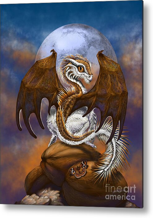 Dragon Metal Print featuring the digital art Coconut Dragon by Stanley Morrison