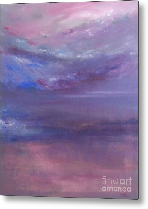Impressionistic Metal Print featuring the painting Divinity by Jane See
