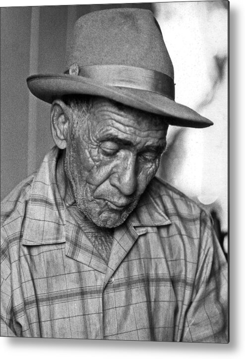 Black And White Metal Print featuring the photograph Don Goyo by Guillermo Rodriguez