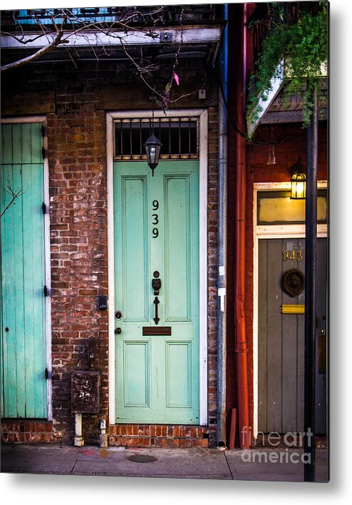 New Orleans Metal Print featuring the photograph Door 939 by Perry Webster