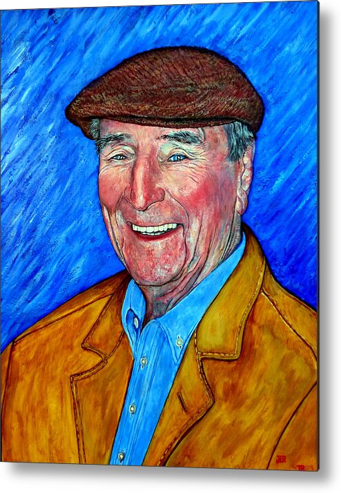 Dr Jim Roderick Metal Print featuring the painting Dr James E Roderick by Tom Roderick
