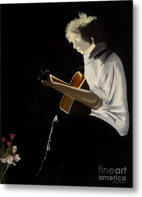 Bob Dylan Metal Print featuring the painting Dylan by Stuart Engel