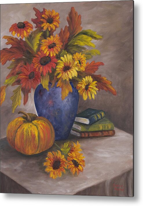 Fall Metal Print featuring the painting Fall Still Life by Darice Machel McGuire