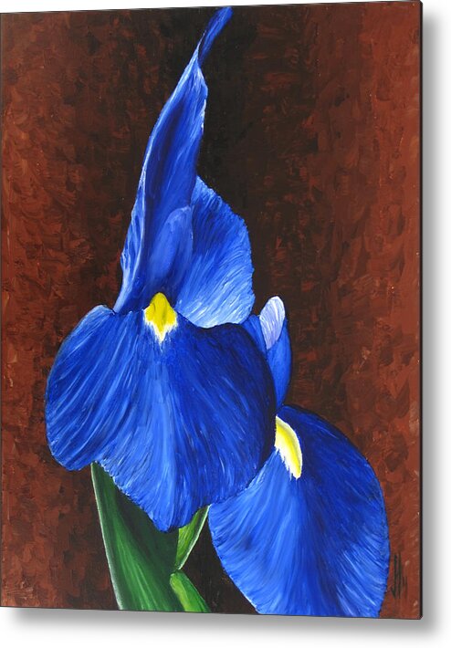 Flora Metal Print featuring the painting Flora Series-Number 8 by Jim Harper