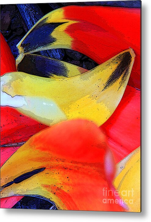 Color Metal Print featuring the photograph Flowing Colors 2 by Jeanette French