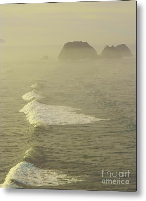 Sunrise Metal Print featuring the photograph Foggy Sunrise 2 by Gallery Of Hope 