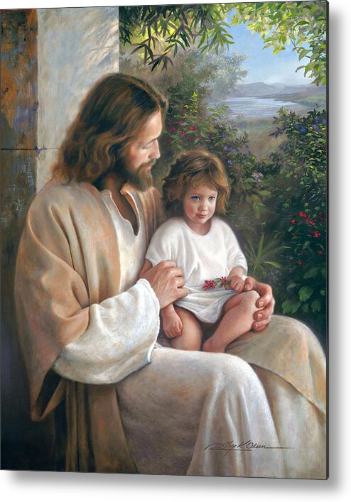 Jesus Metal Print featuring the painting Forever and Ever by Greg Olsen