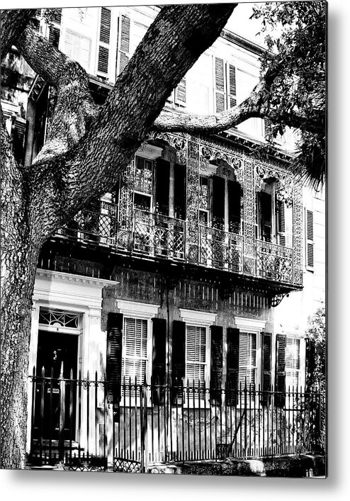 Charleston Metal Print featuring the photograph FRENCH QUARTER Charleston SC by William Dey