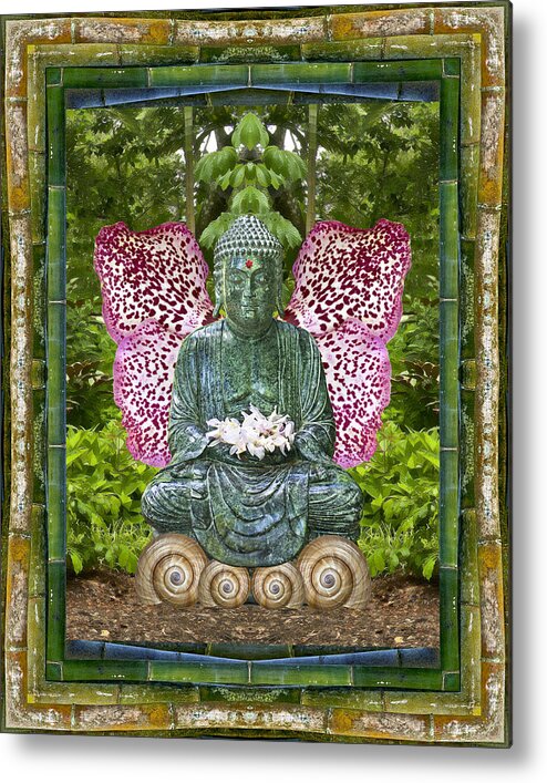 Mandalas Metal Print featuring the photograph Garden Soul by Bell And Todd