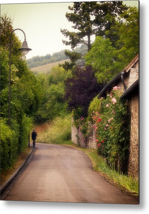 Giverny Metal Print featuring the photograph Giverny Country Road by Gigi Ebert