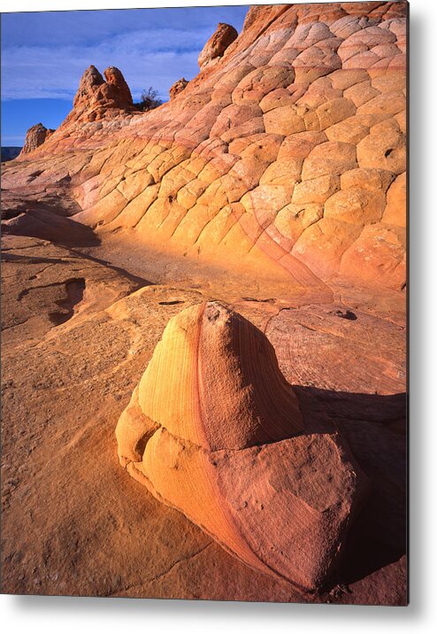 National Park Metal Print featuring the photograph Golden Magenta Knob by Ray Mathis