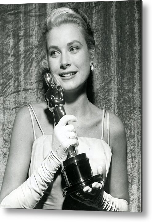 Retro Images Archive Metal Print featuring the photograph Grace Kelly At Awards Show by Retro Images Archive