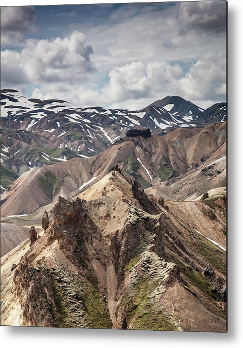 South Central Iceland Metal Print featuring the photograph Hattur by Johann S. Karlsson
