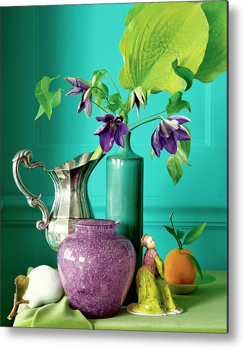 Home Accessories Metal Print featuring the photograph Home Accessories by Beatriz Da Costa