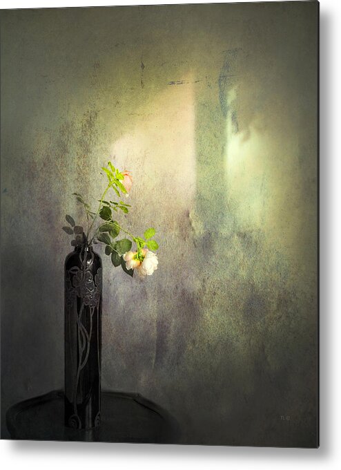 Vintage Still Life Metal Print featuring the photograph Isn't It Romantic by Theresa Tahara