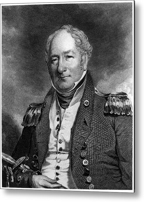 19th Century Metal Print featuring the photograph James Barron (1768-1851) by Granger