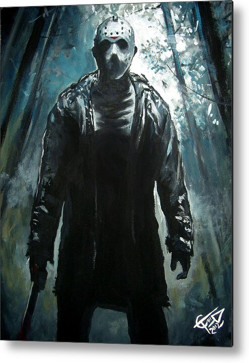 Jason Metal Print featuring the painting Jason by Tom Carlton