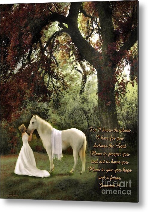 Horse Metal Print featuring the photograph Jeremiah 29 by Constance Woods