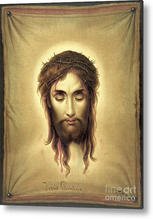 Jesus Christus 1876 Metal Print featuring the photograph Jesus Christus 1876 by Padre Art