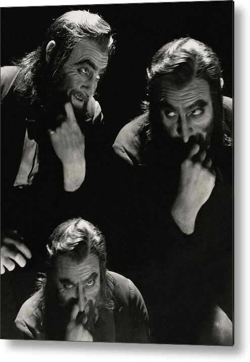 Actor Metal Print featuring the photograph John Barrymore In Character Role Of Svengali by Cecil Beaton