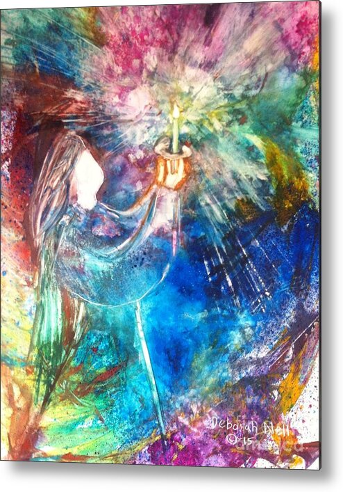 Faceless Metal Print featuring the painting Let Your Light Shine by Deborah Nell