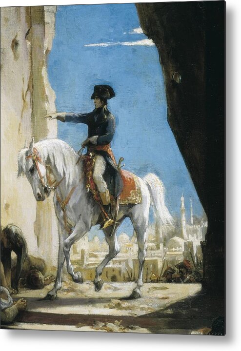 Vertical Metal Print featuring the photograph Levy, Henri Lopold 1840-1904. Napoleon by Everett
