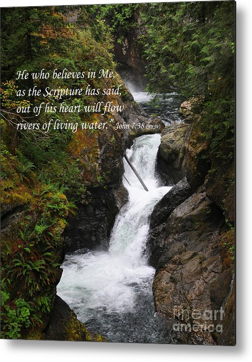 Photograph Metal Print featuring the photograph Living Water by Kirt Tisdale