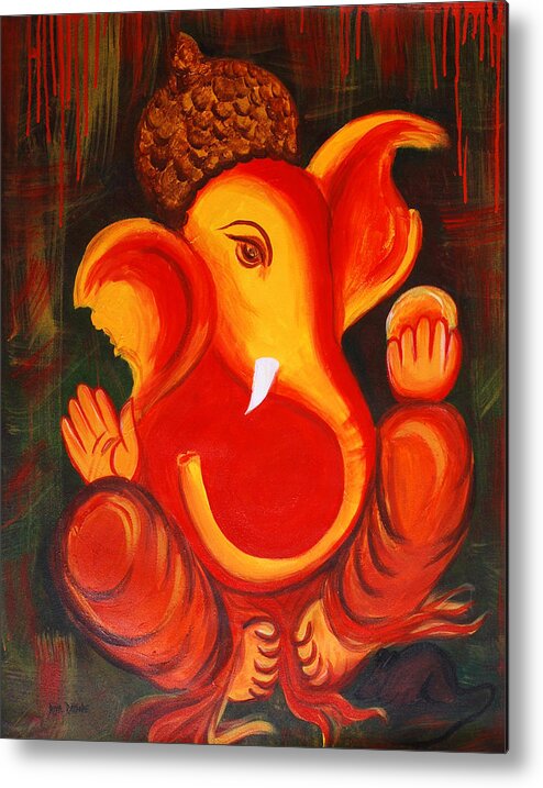 Hand drawn side view of Ganesh Chaturthi 1241726 Vector Art at Vecteezy