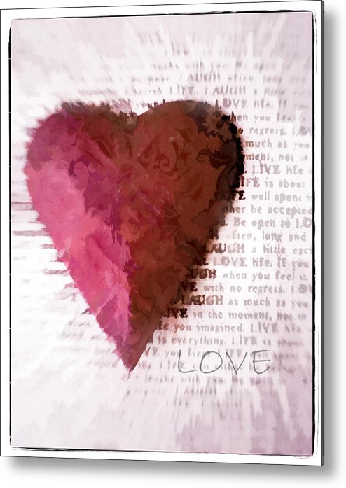 Love Metal Print featuring the photograph Love by Mary Underwood