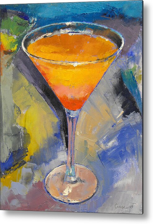 Mango Metal Print featuring the painting Mango Martini by Michael Creese