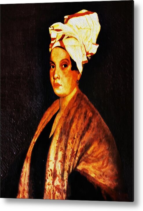 Louisianna Metal Print featuring the photograph Marie Laveau - New Orleans Witch by Digital Reproductions