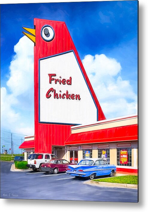 Atlanta Metal Print featuring the photograph Marietta's Big Chicken by Mark E Tisdale