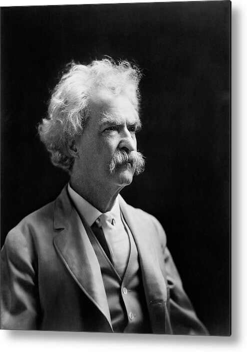 Mark Twain Metal Print featuring the photograph Mark Twain by Library Of Congress