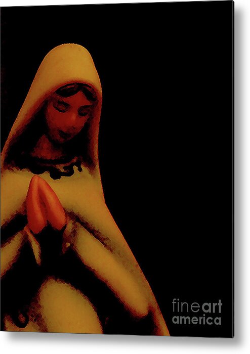Mary Metal Print featuring the photograph Mary by Linda Shafer
