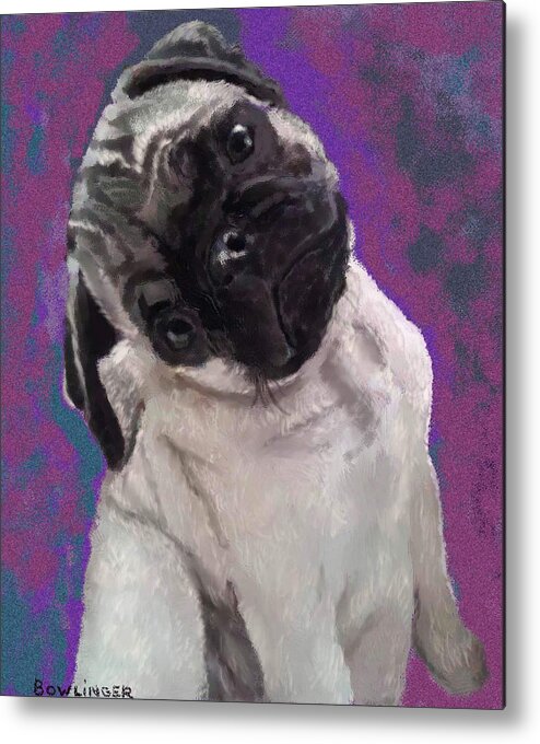 Figure Metal Print featuring the painting Molly by Scott Bowlinger