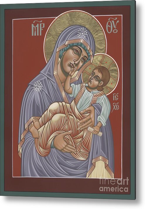 Father Bill Metal Print featuring the painting Murom Icon of the Mother of God 230 by William Hart McNichols