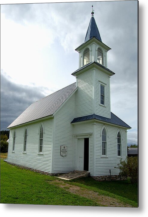 Church Metal Print featuring the photograph My Father's House by Ron Haist