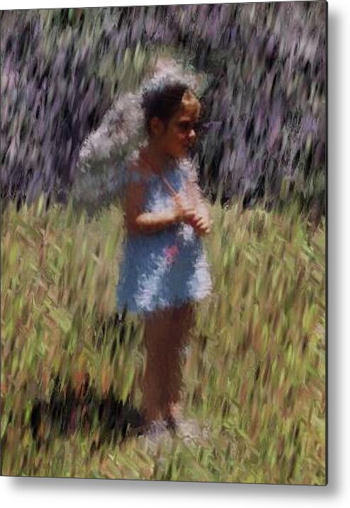 Child Metal Print featuring the digital art My Lee by Vickie G Buccini