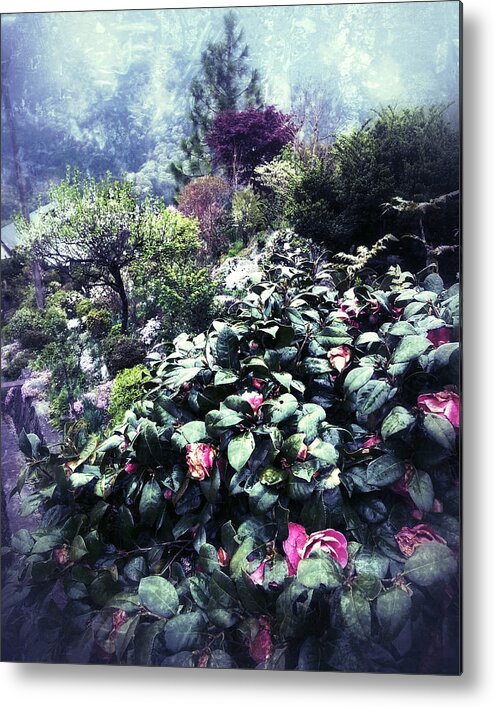 Floral Metal Print featuring the photograph Secret Garden by Yen