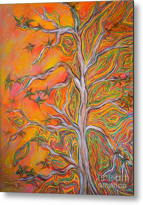 Deborha Kerr Metal Print featuring the painting Nature's Energy by Deborha Kerr