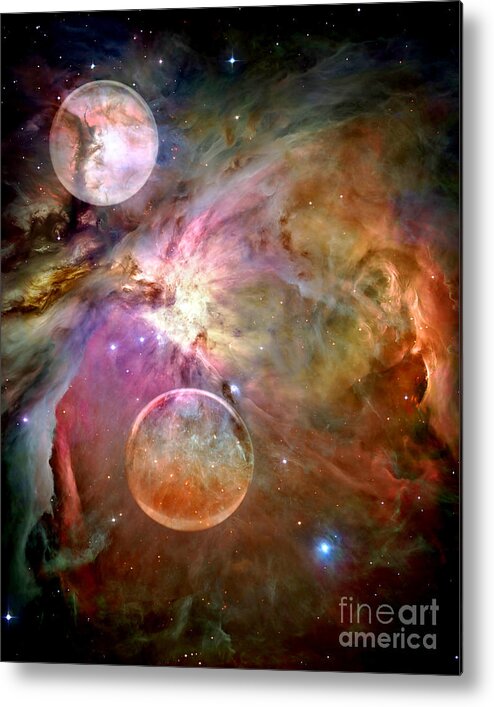 Space Metal Print featuring the photograph New Worlds by Jacky Gerritsen